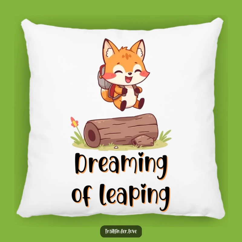 Funny Fox Adventure Pillow: Cozy Comfort for Dreamy Escapes