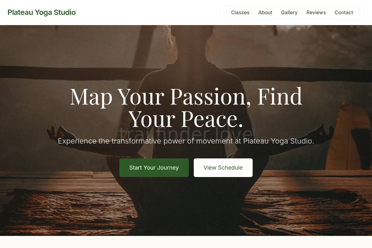Plateau Yoga Studio