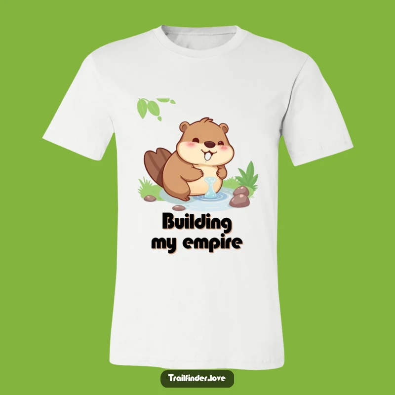 Funny Beaver Chill T-Shirt: Relaxed River Vibes, a Perfect Funny Gift for Easygoing People